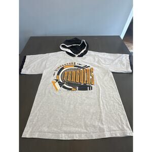 Vintage Pittsburgh Penguins 1994 Competitor Hooded T-shirt NHL 90s Size Large